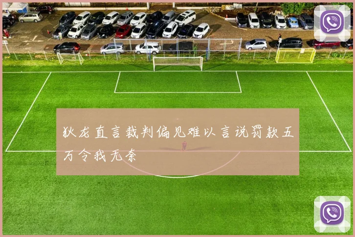 狄龙直言裁判偏见难以言说罚款五万令我无奈
