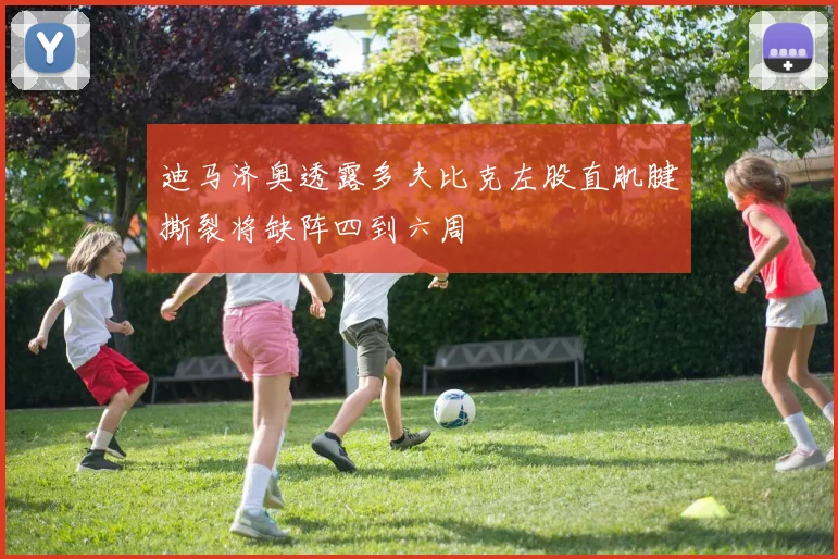迪马济奥透露多夫比克左股直肌腱撕裂将缺阵四到六周