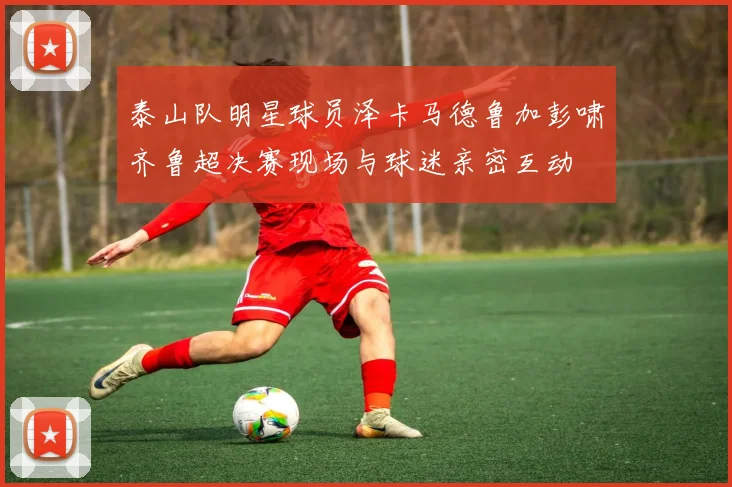 泰山队明星球员泽卡马德鲁加彭啸齐鲁超决赛现场与球迷亲密互动